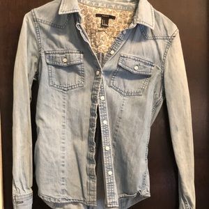 Denim Button Down Shirt